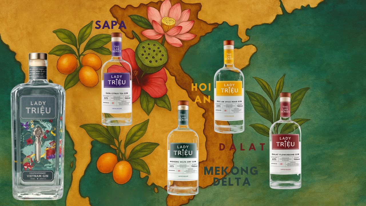 Vietnam im Glas – Lady Trieu Cocktails für deine Vietnam Gin-Reise