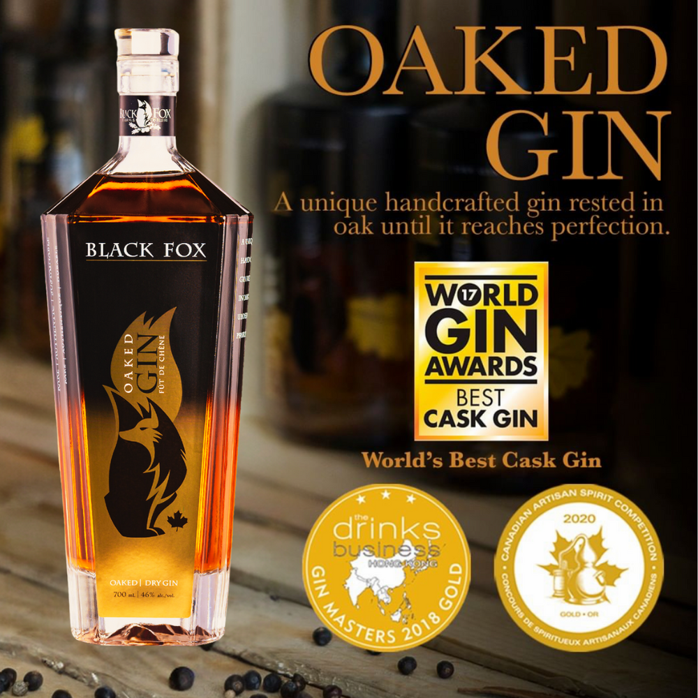 Black Fox OAKED DRY GIN - Limited Edition