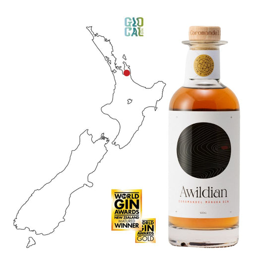Awildian Coromandel Mānuka Gin - unverwechselbarer Geschmack der Wildnis