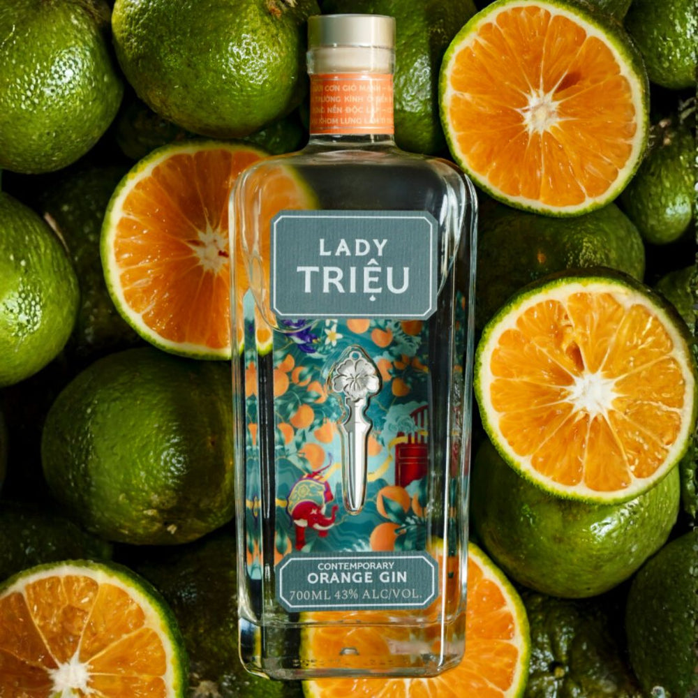 Lady Trieu King Orange Flavored Gin - Vietnamesische Königscitrus