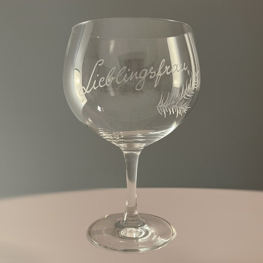Schott Zwiesel Gin Tonic Ballon Glas 710 ml, 2er-Set - OPTIONAL MIT GRAVUR