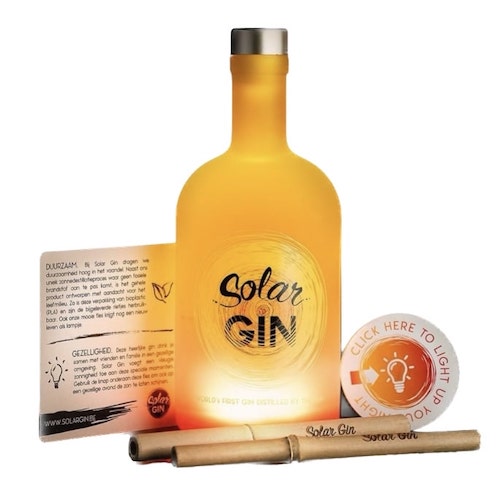 LED Flaschenbeleuchtung – Glocal Gin