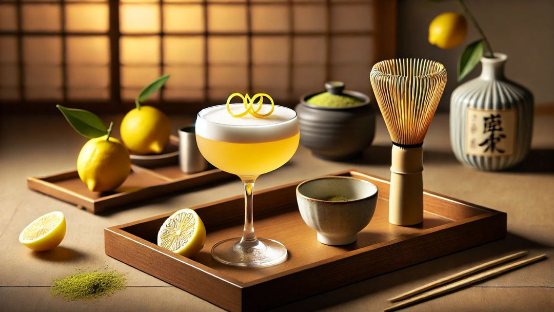 Unser Gin Rezept des Monats: Yuzu Gin Sour, ein erfrischender japanischer Twist auf einen Klassiker