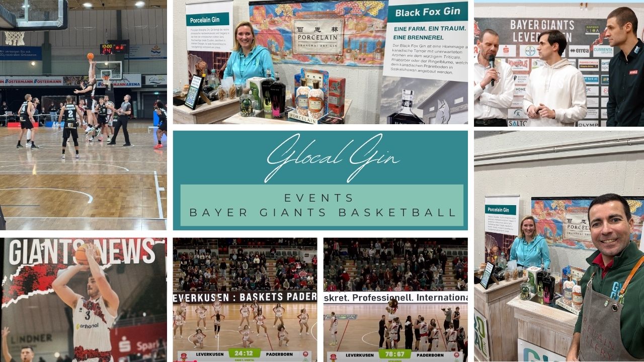 Glocal Gin on Tour: Ein Abend voller Genuss und Basketball-Action bei den BAYER GIANTS