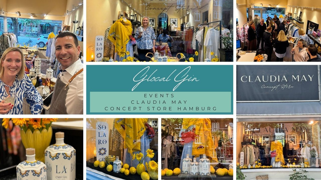 Glocal Gin on Tour: Italienischer Abend in Hamburg mit Solaro Gin im Concept Store von Claudia May