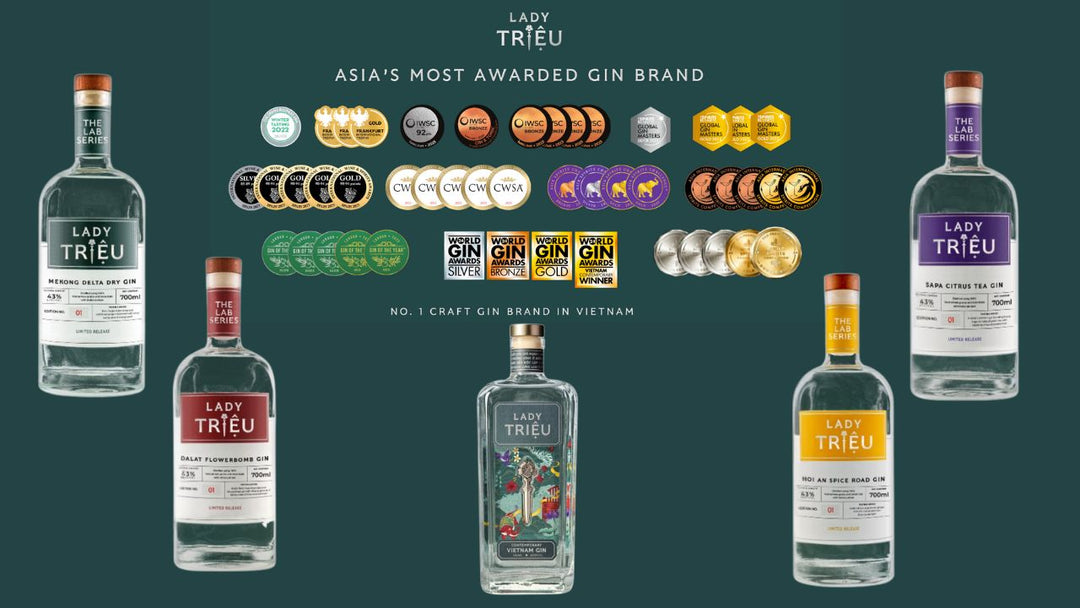 Vietnam Gin Collection – Lady Trieu Craft Gins