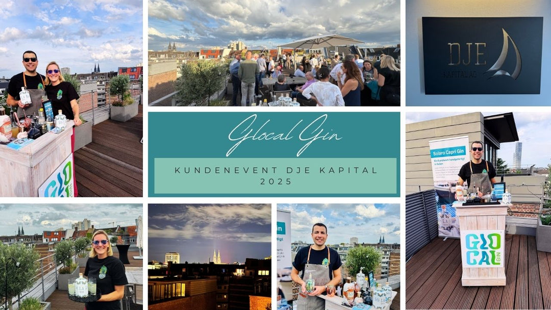 Glocal Gin on Tour: Gintasting beim Kundenevent der DJE Kapital in Köln – Genuss, Austausch & Domkulisse