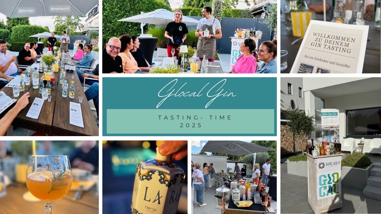 Glocal Gin on Tour: Privates Gin Tasting – Genuss, Gespräche & gute Laune