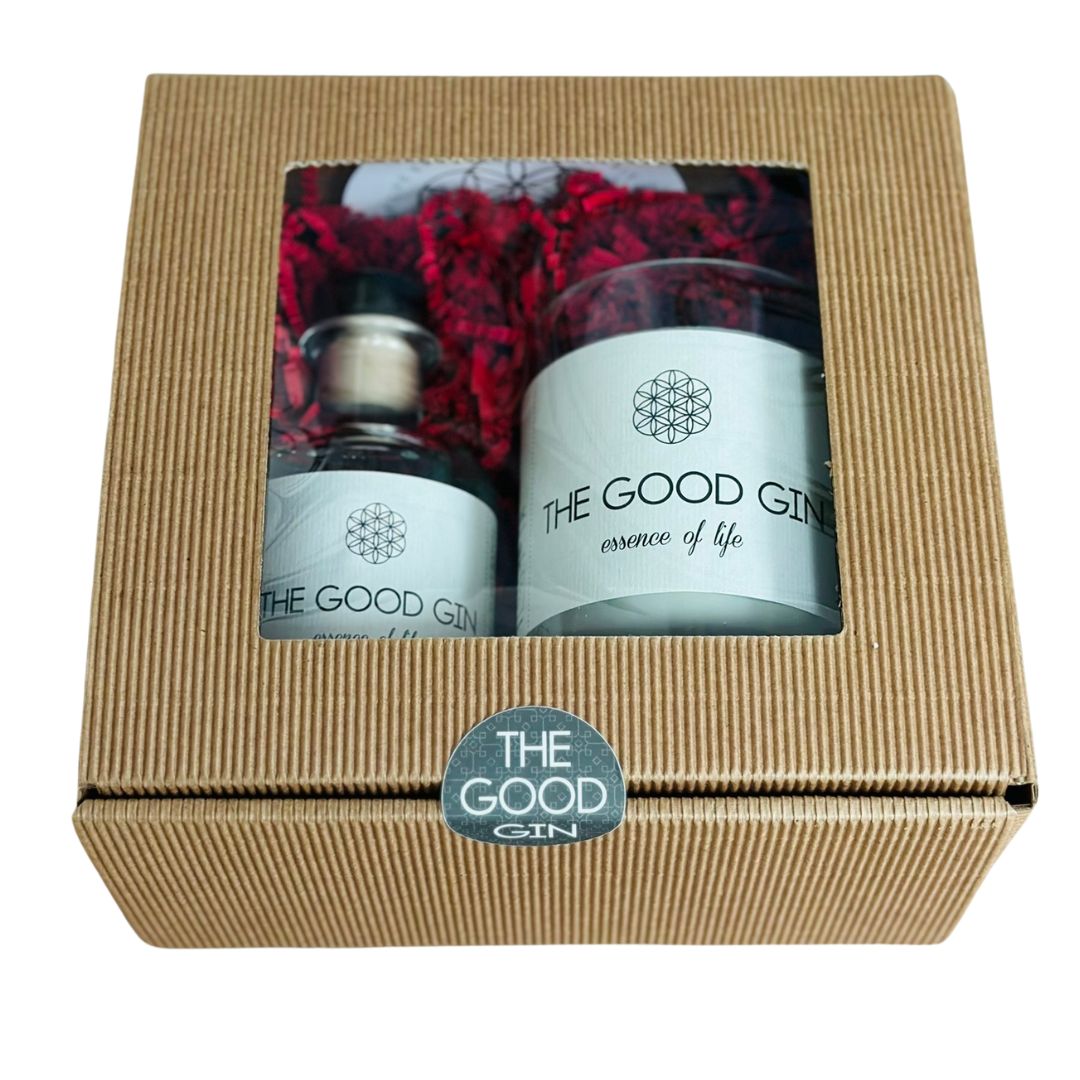 GIN GESCHENKE-SET The Good Gin & Kerze