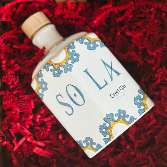 GIN GESCHENKE-BOX Solaro Capri Gin - ein Kunstwerk handgefertigt in Italien