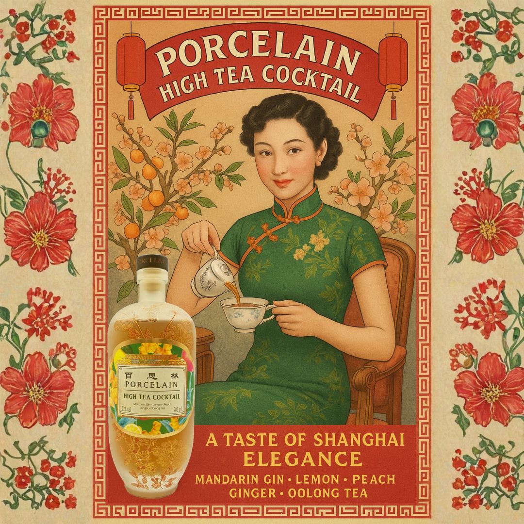 Porcelain High Tea Cocktail – Gin Cocktail & sommerlicher Aperitif mit Tee | Ready to Drink