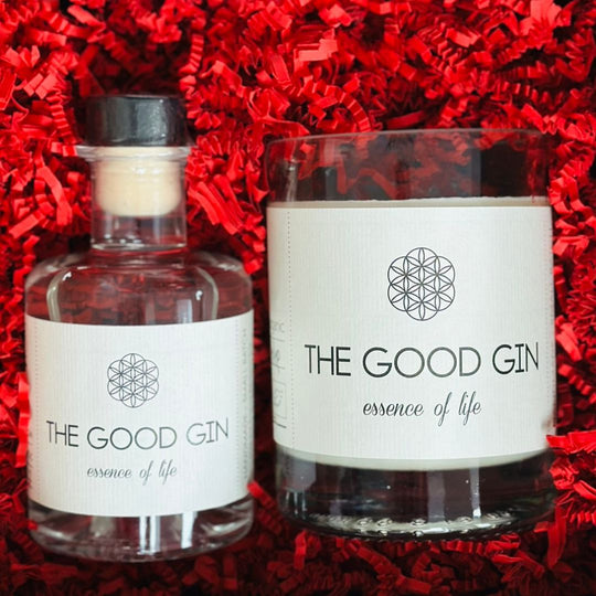 GIN GESCHENKE-SET The Good Gin & Kerze