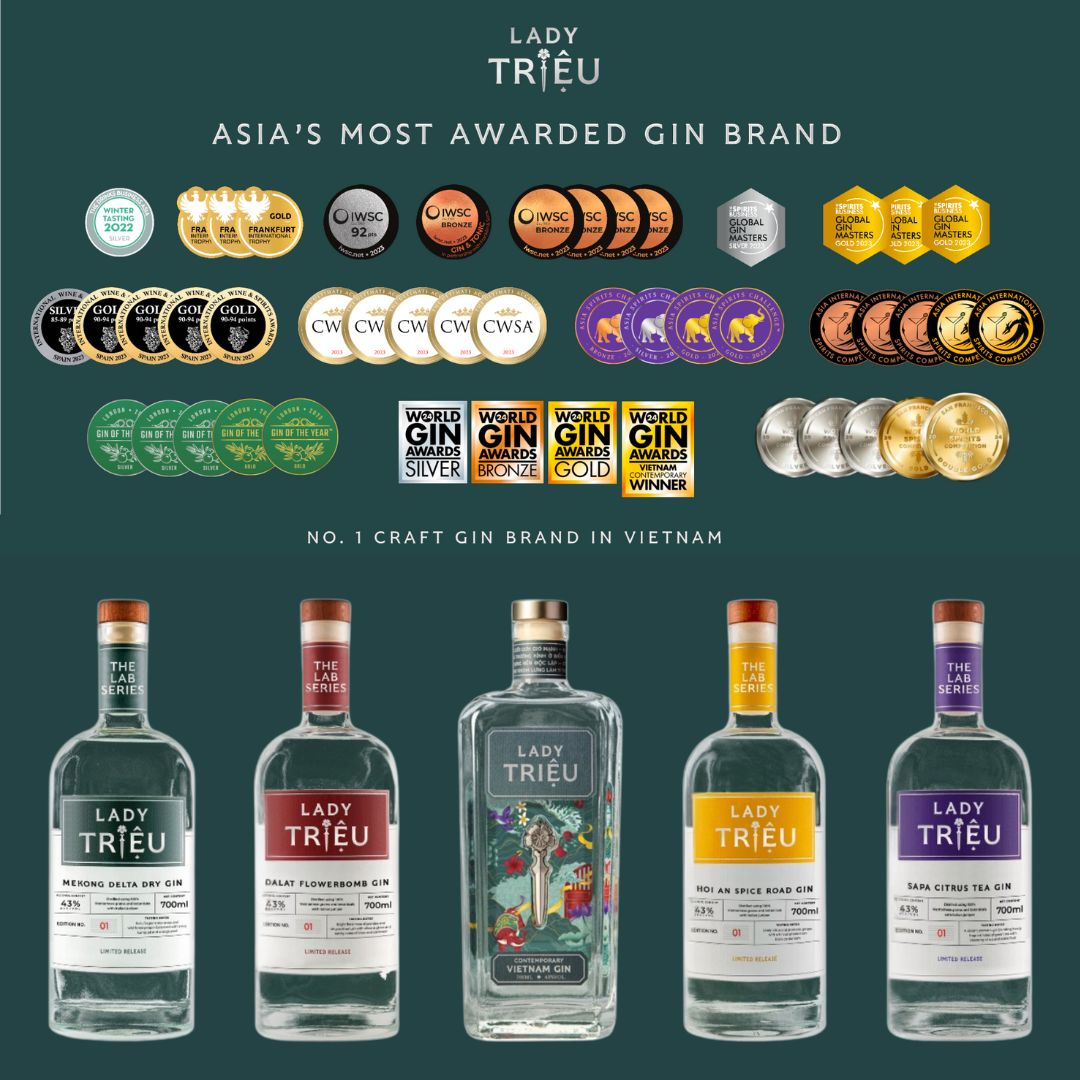 Lady Trieu Gin Lab Series – Limitierte Vietnam Gin Reise