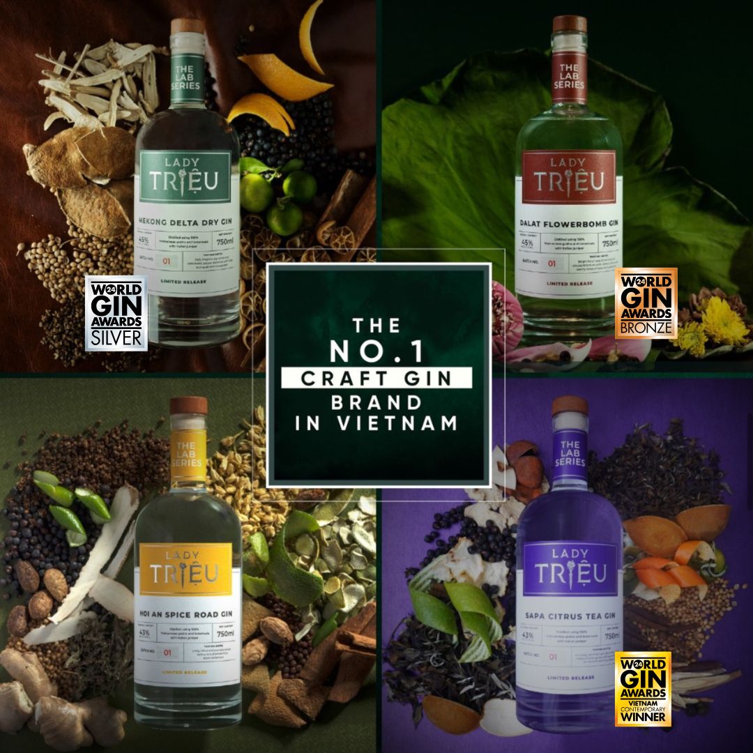 Lady Trieu Vietnam Gin Reise – Bundle Contemporary & Lab Series