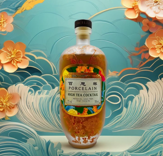 Porcelain High Tea Cocktail – Gin Cocktail & sommerlicher Aperitif mit Tee | Ready to Drink
