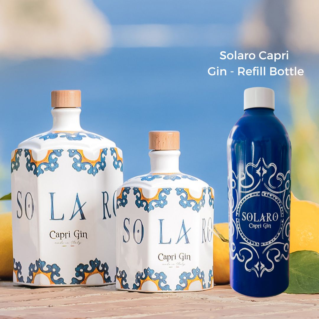 Solaro Capri Gin - Bundle Gin &amp; Refill Flasche